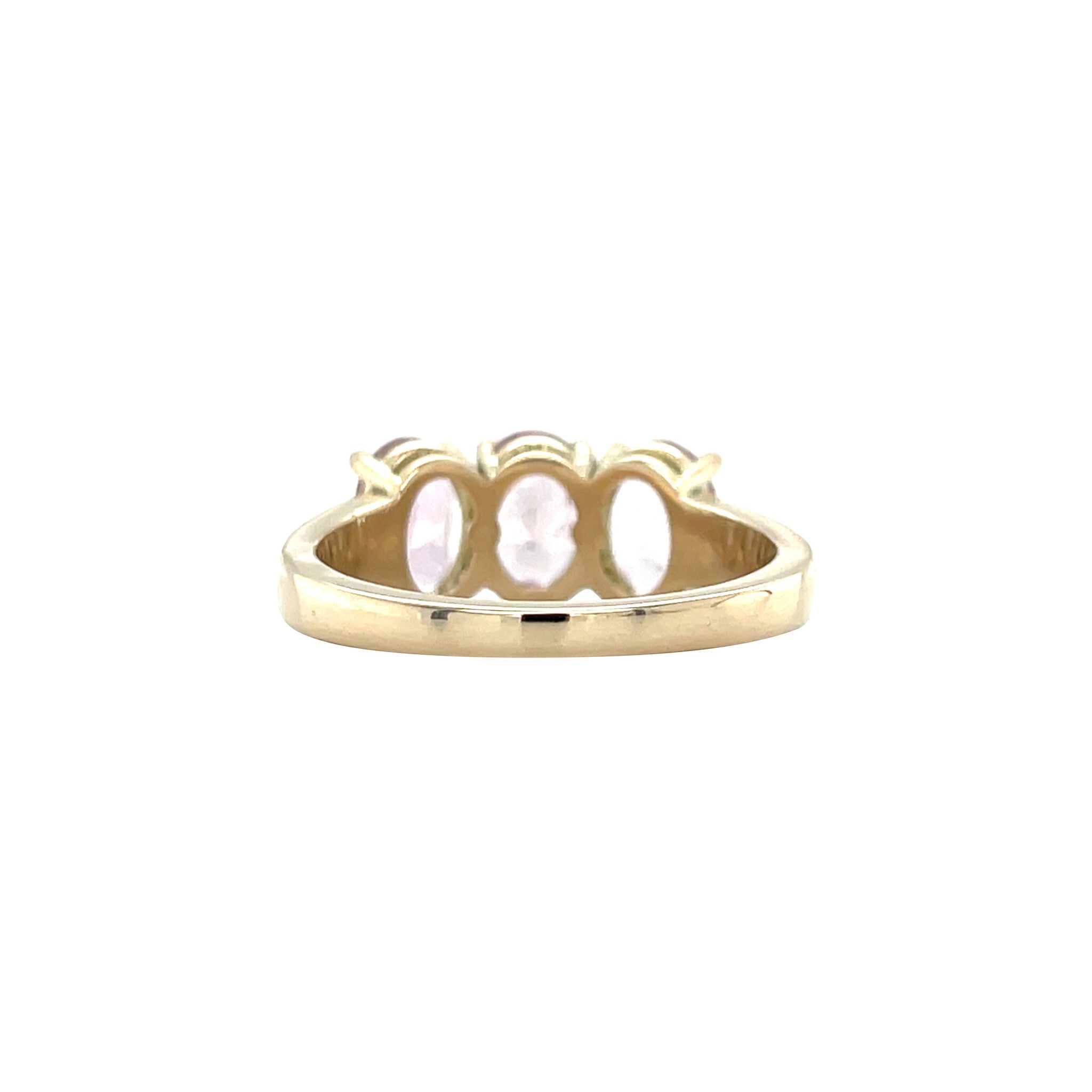 Marlene ring 14 krt - pink sakura