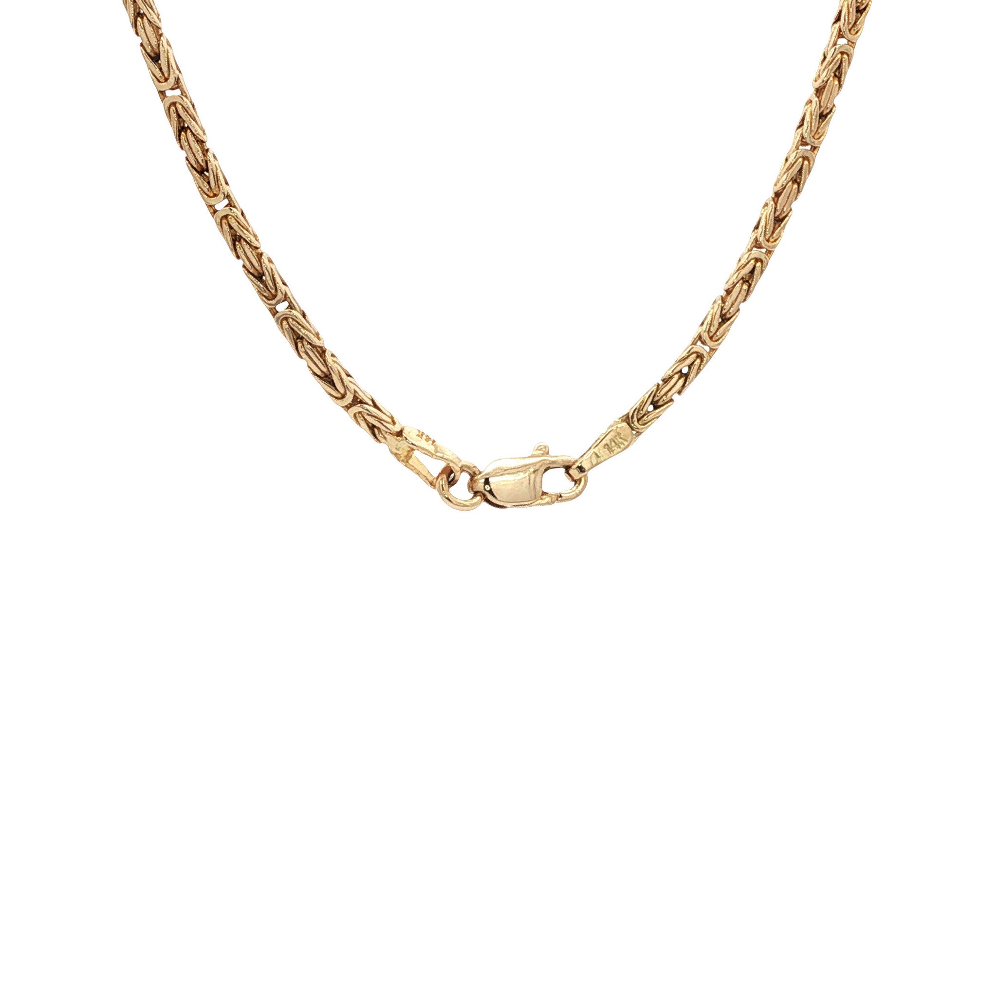 Gouden vintage konings collier 14 kt
