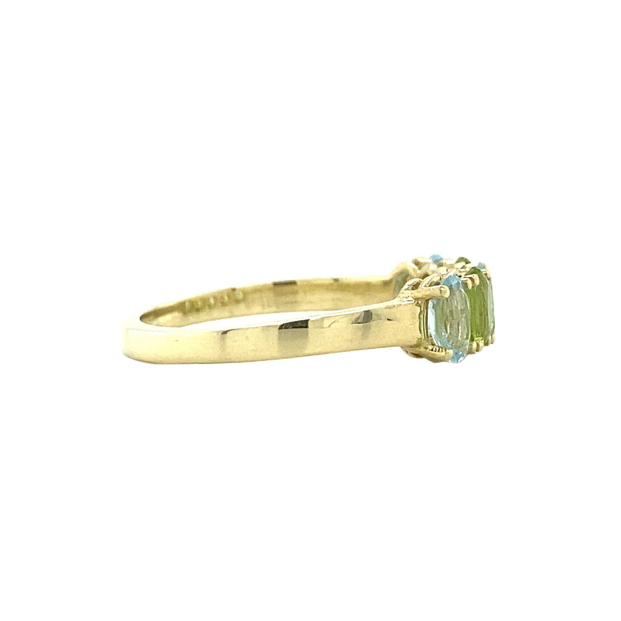 Josephine ring 14 krt - Peacock