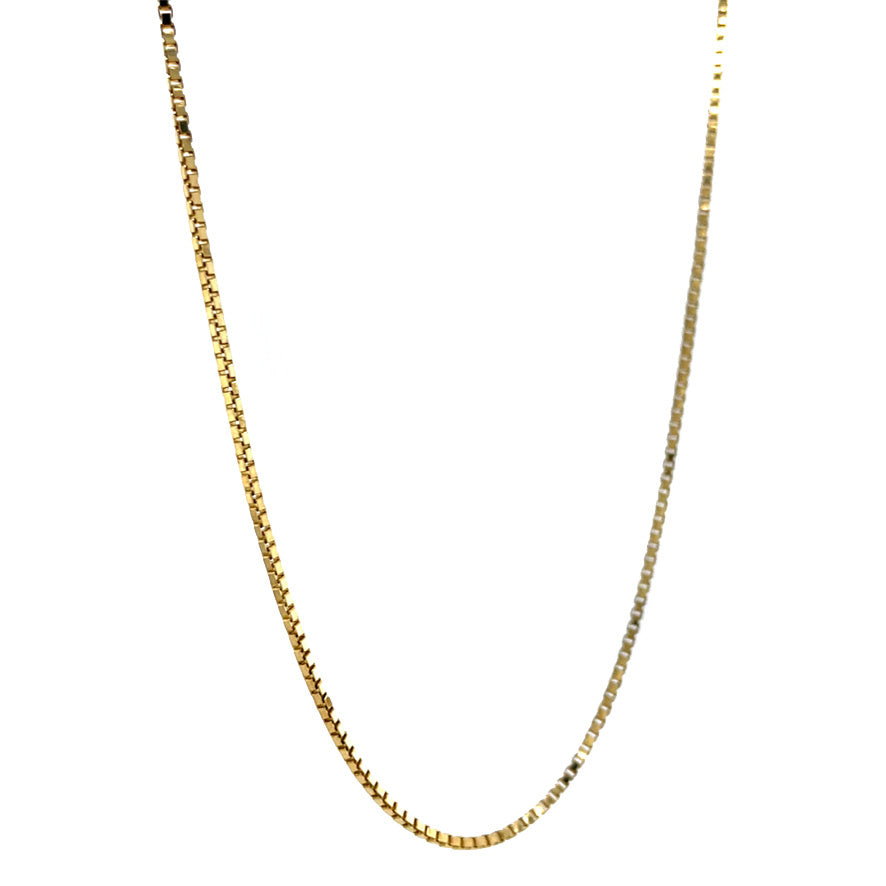 Gouden vintage venetiaan lengtecollier 14 krt