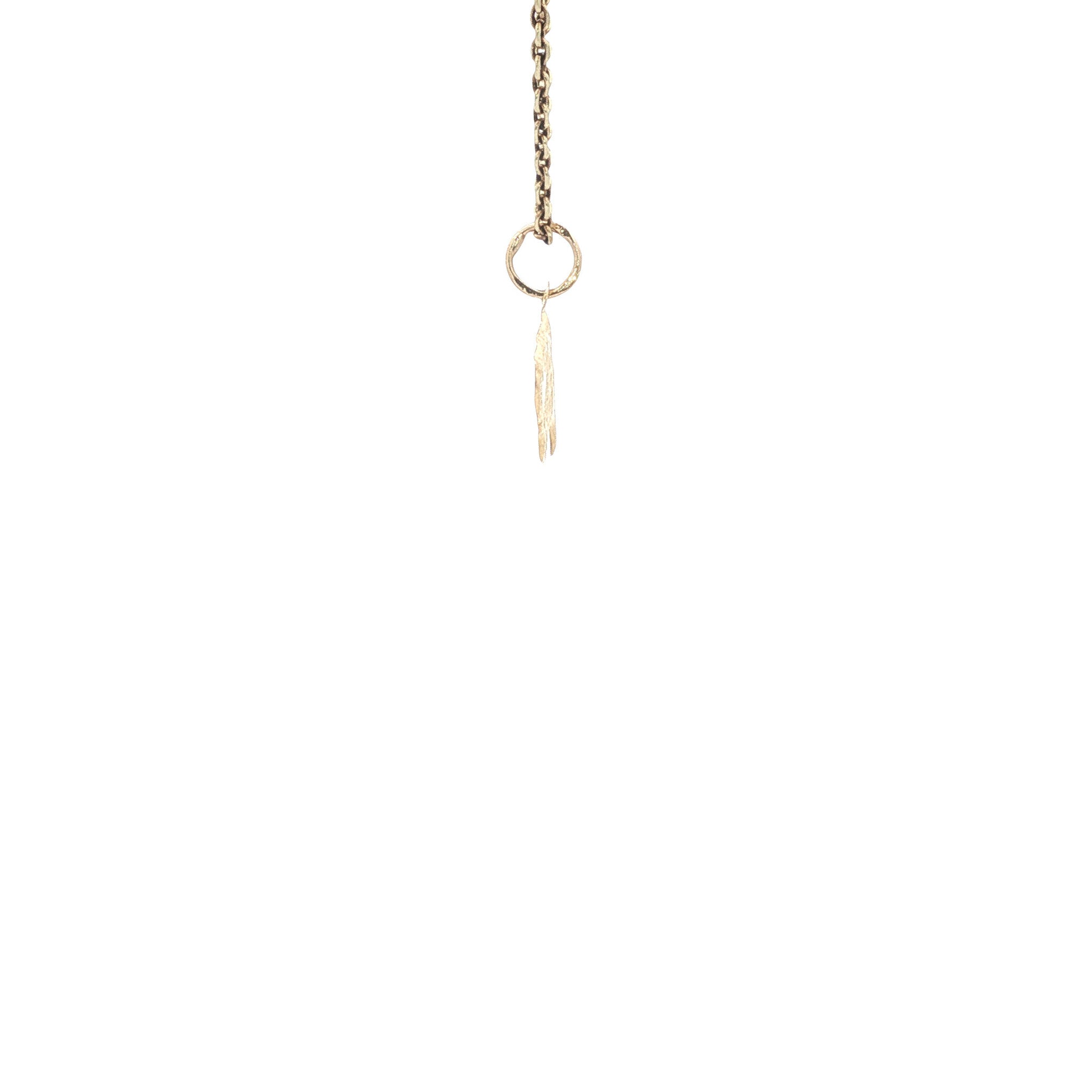 Gouden vis hanger 14 kt