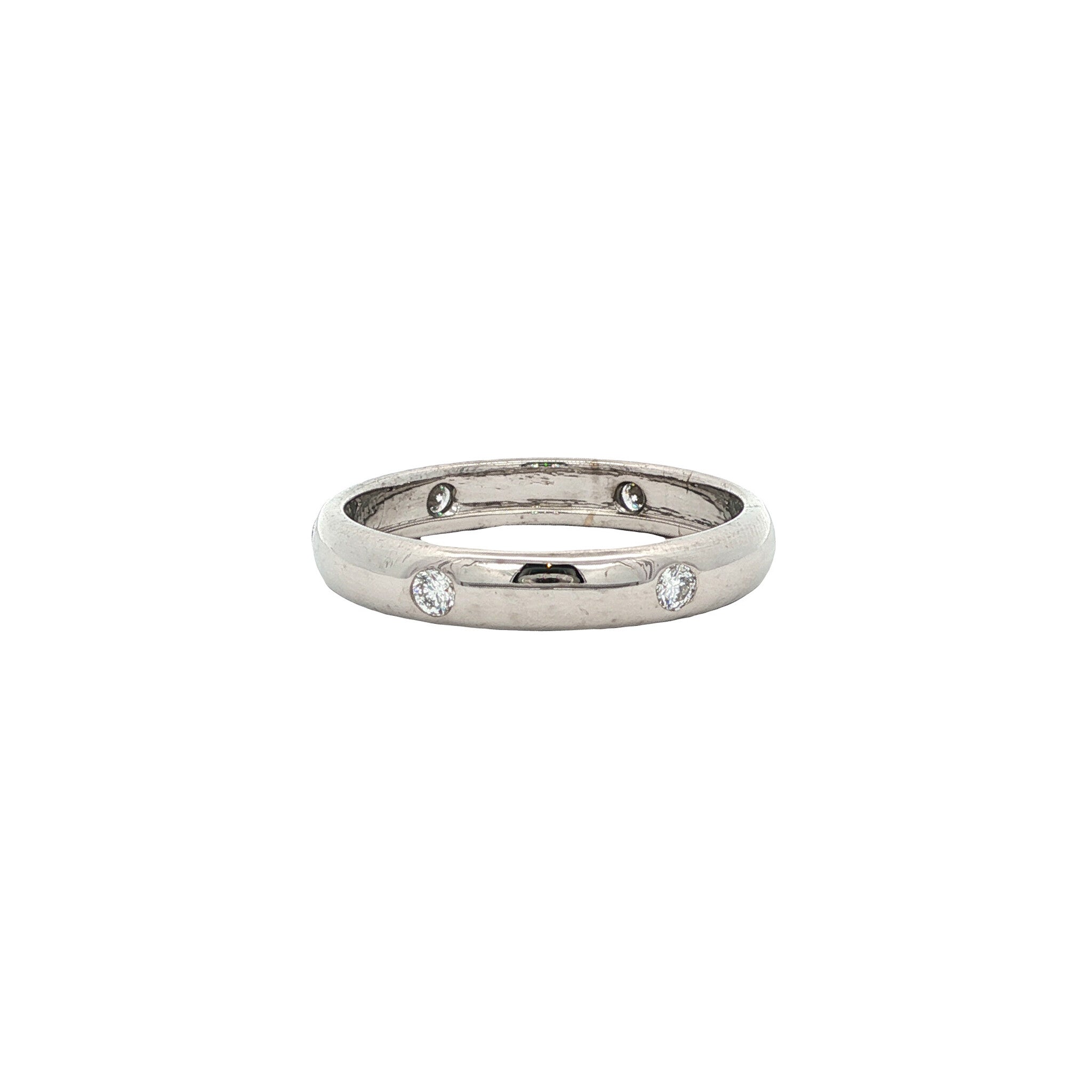 Witgouden Cartier Stella band met diamant 18 kt