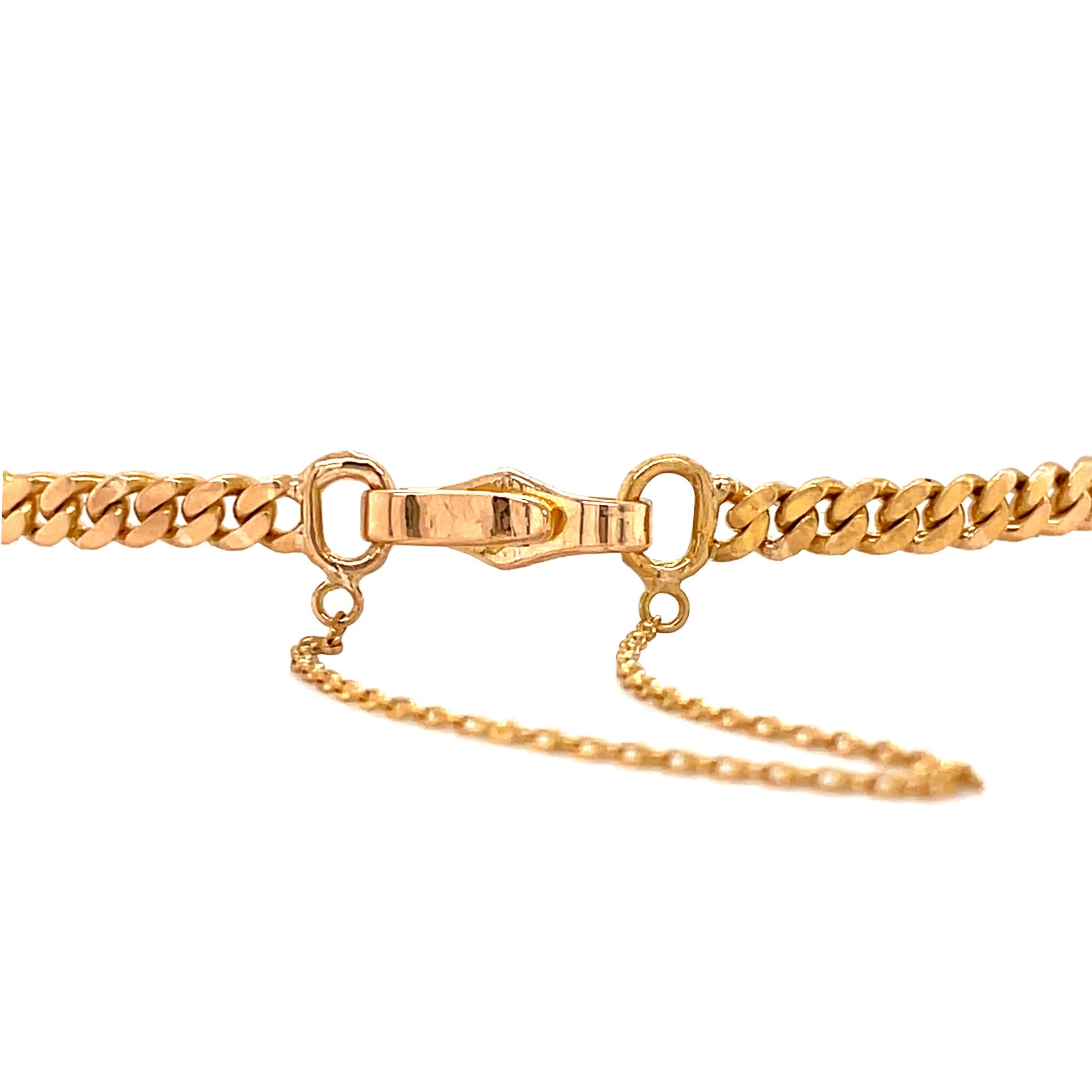 Gouden vintage armband met jade en diamant 20 kt