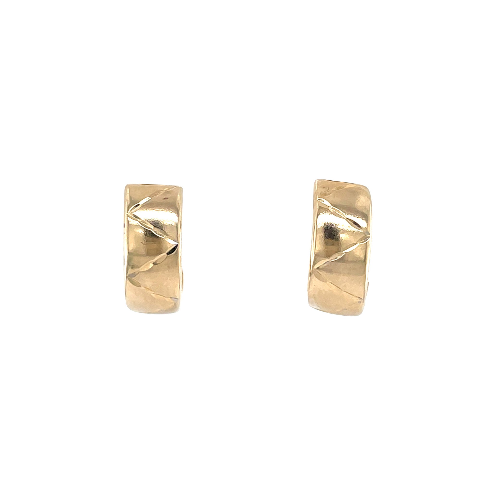 Vintage 14 kt gold fantasy stud earrings