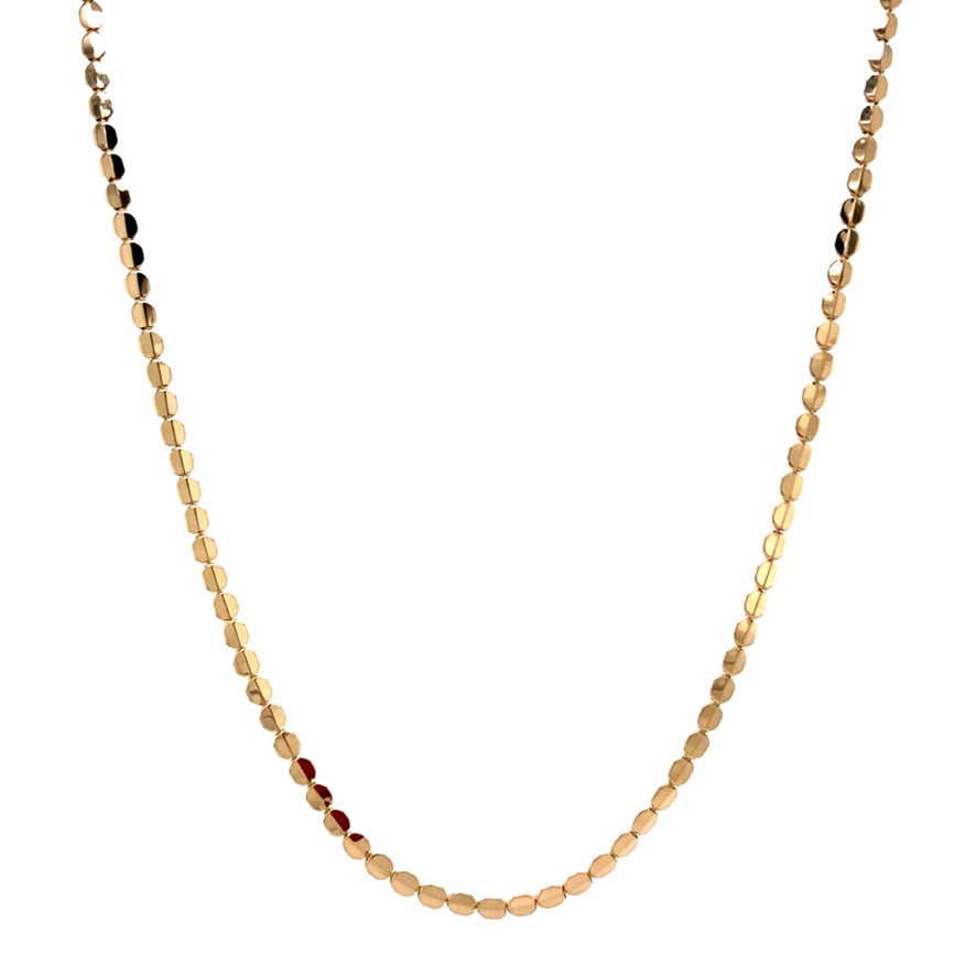 14 kt gold vintage fantasy necklace