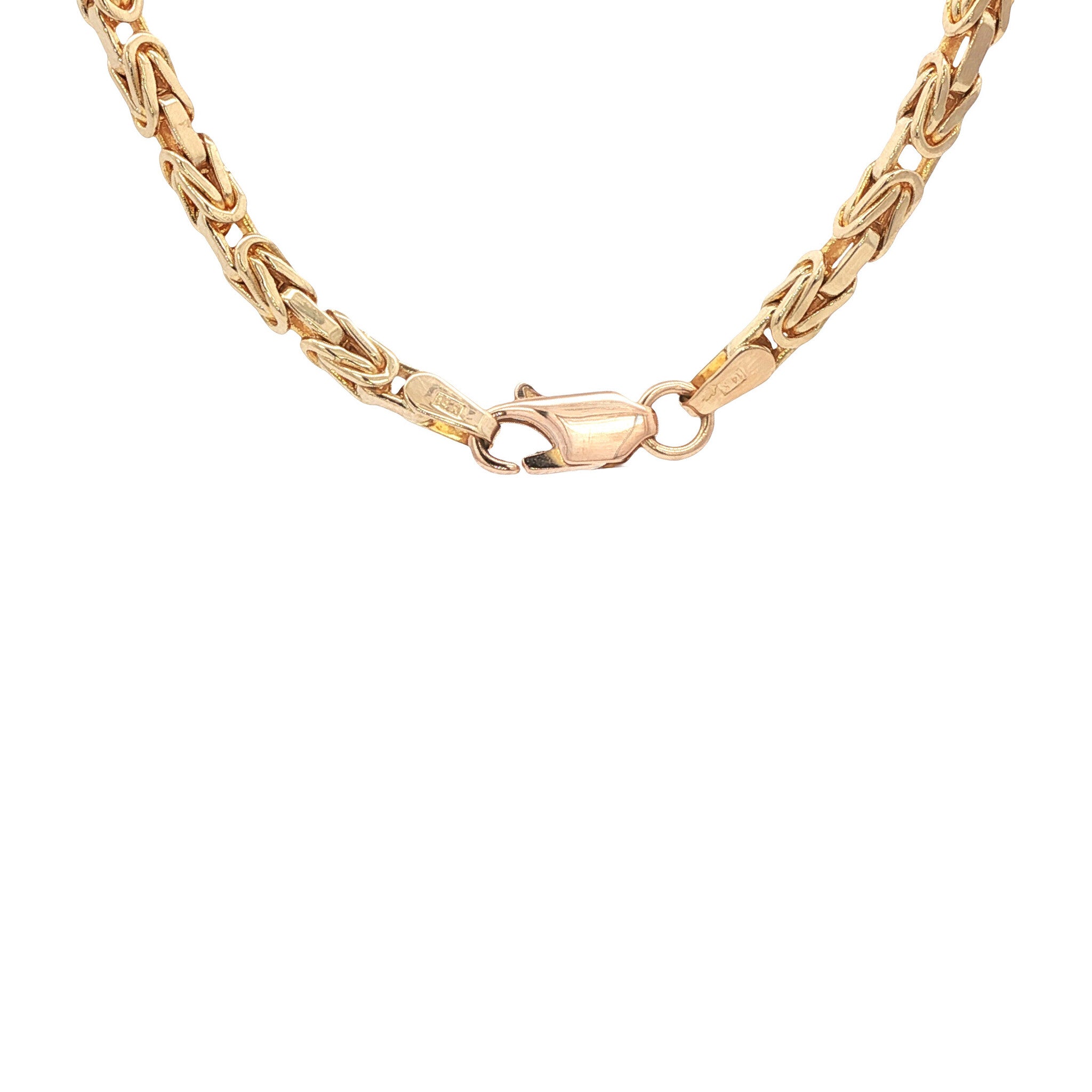 Gouden vintage koningscollier 14 kt