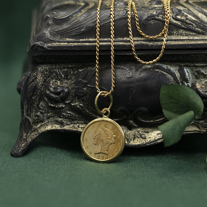 Gold necklace s-link 20 kt