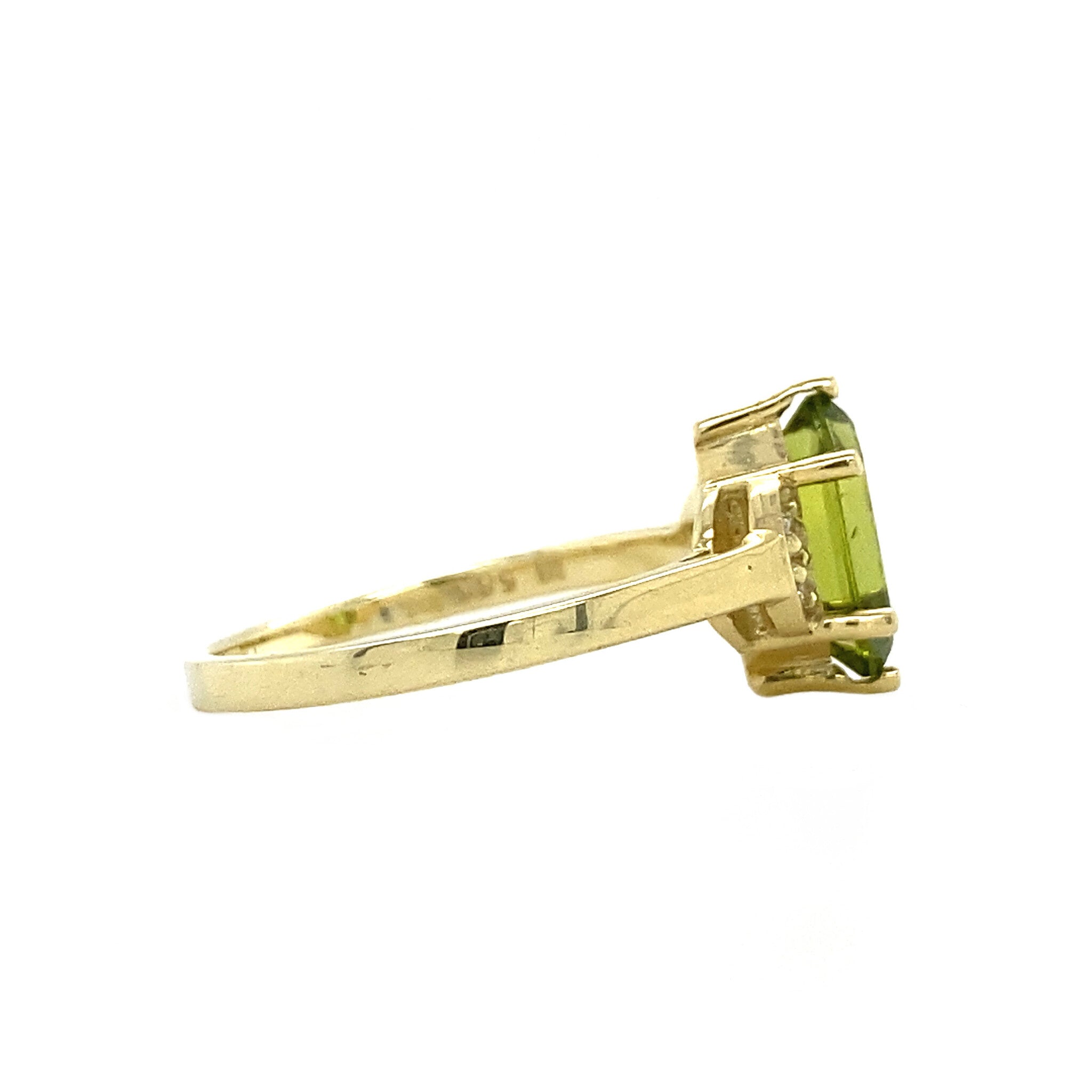 Brigitte ring 14 krt - Lime