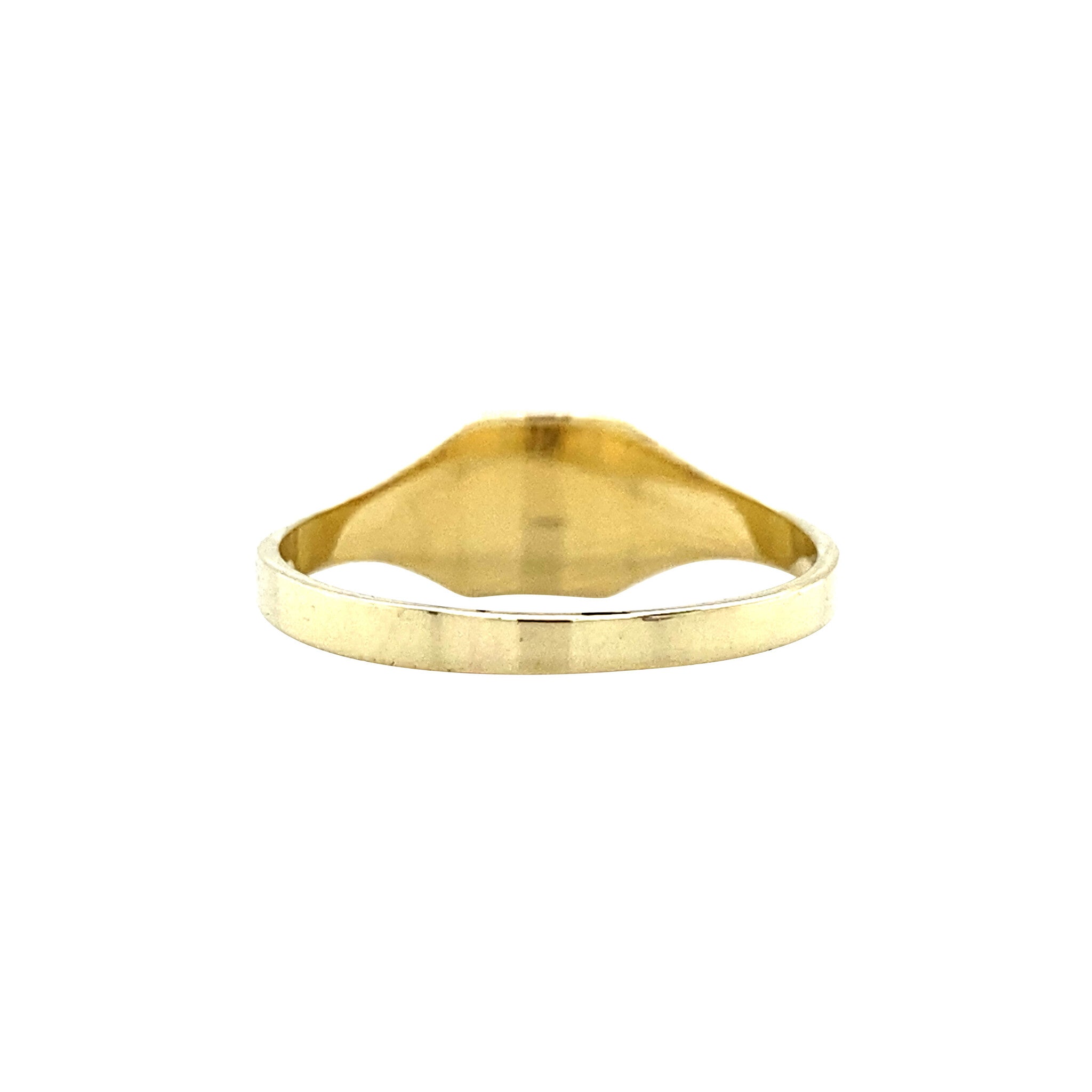 Gouden zegelring 14 krt