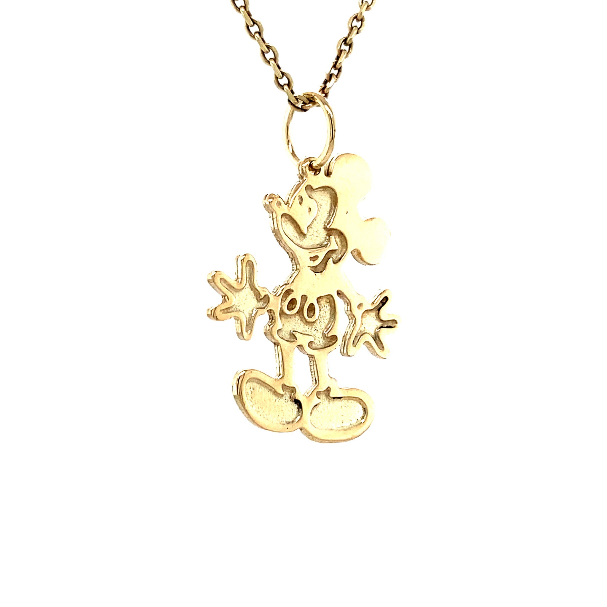 Gouden Mickey Mouse hanger 14 krt