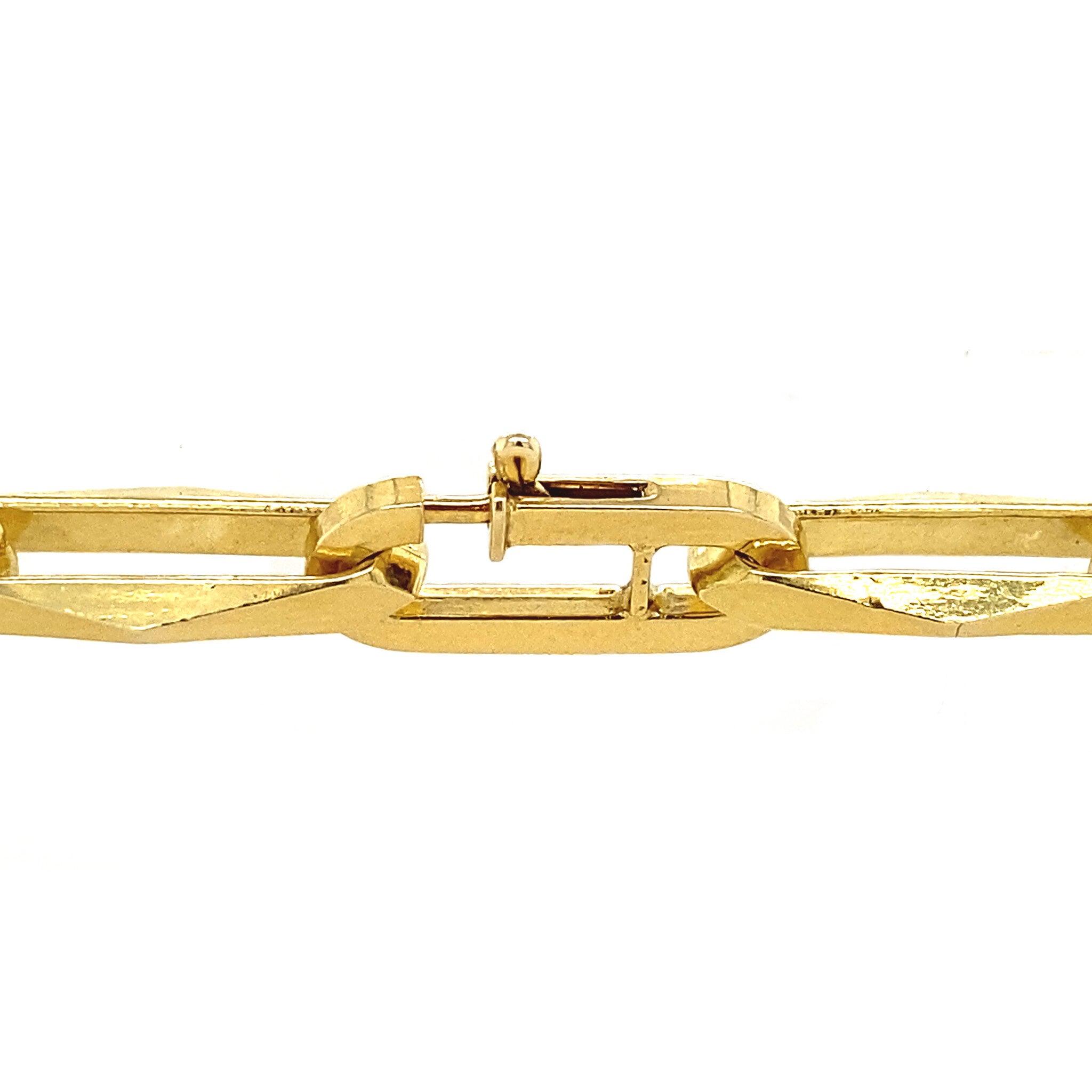 Vintage gouden Closed forever armband 14 krt