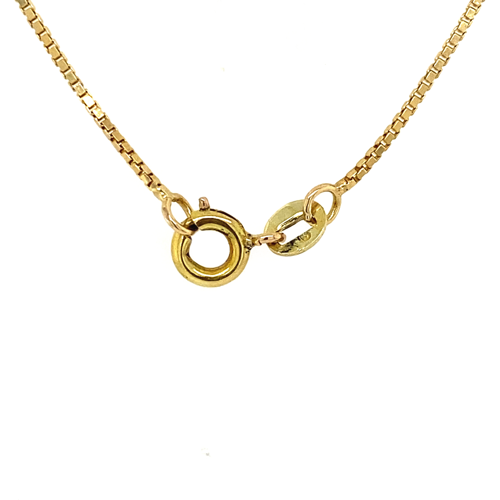 Gouden venetiaan lengtecollier 18 krt