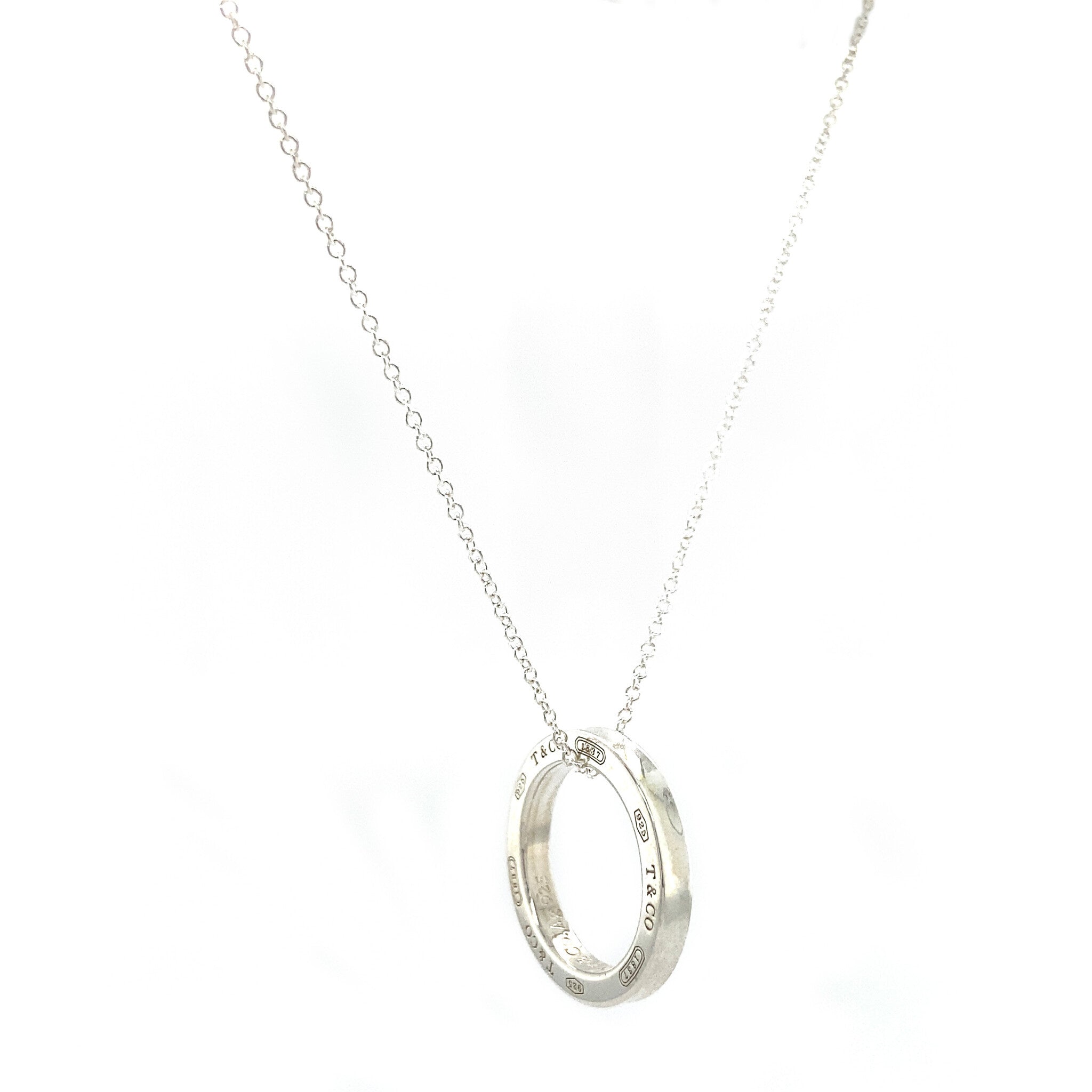 Tiffany & Co. sterling silver necklace with pendant, 40.5 cm, 925