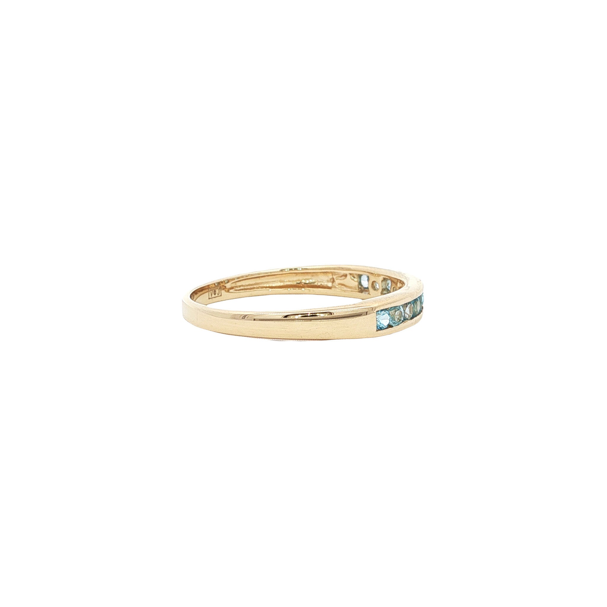 Ring met topaas 9 kt