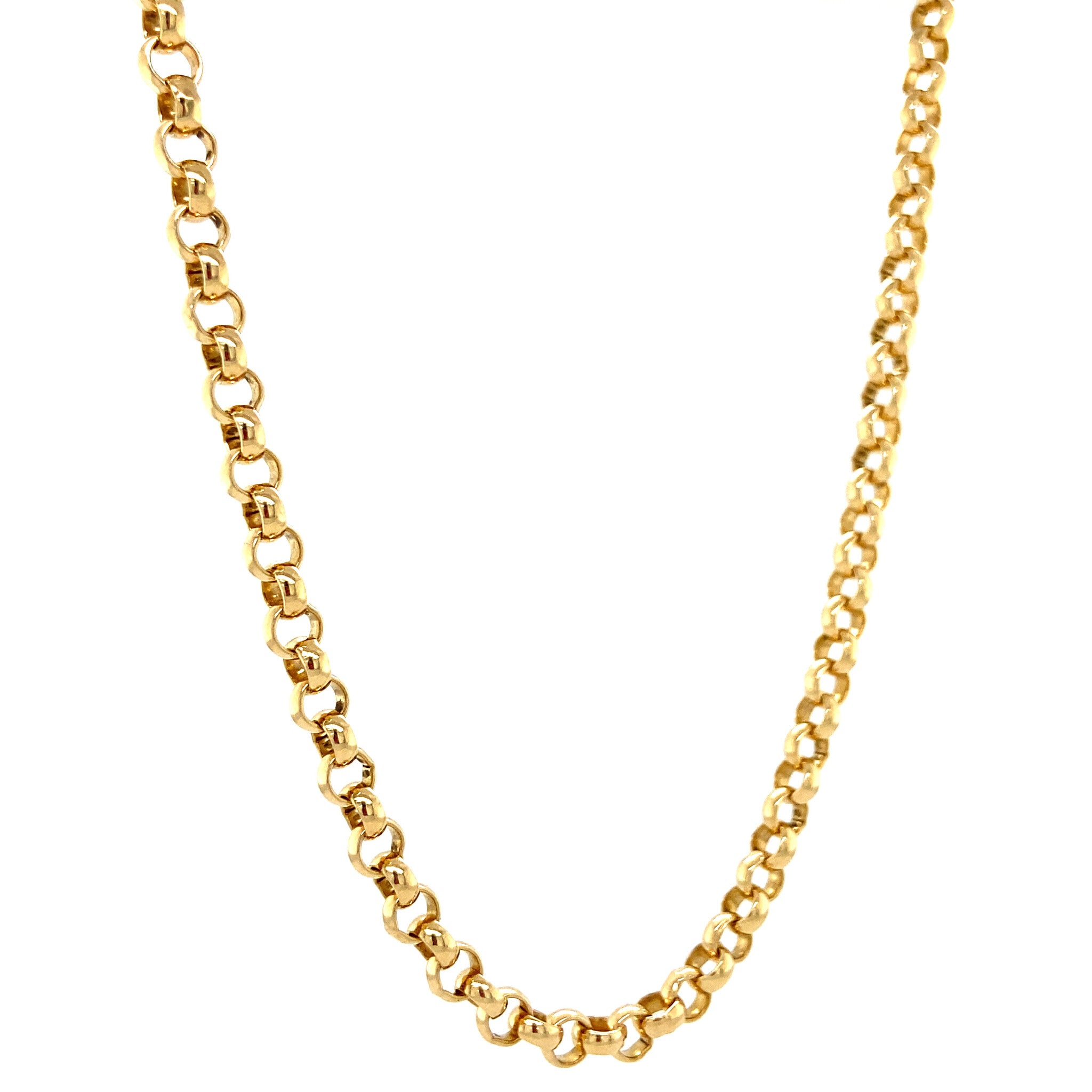 Gouden jasseron collier 14 krt