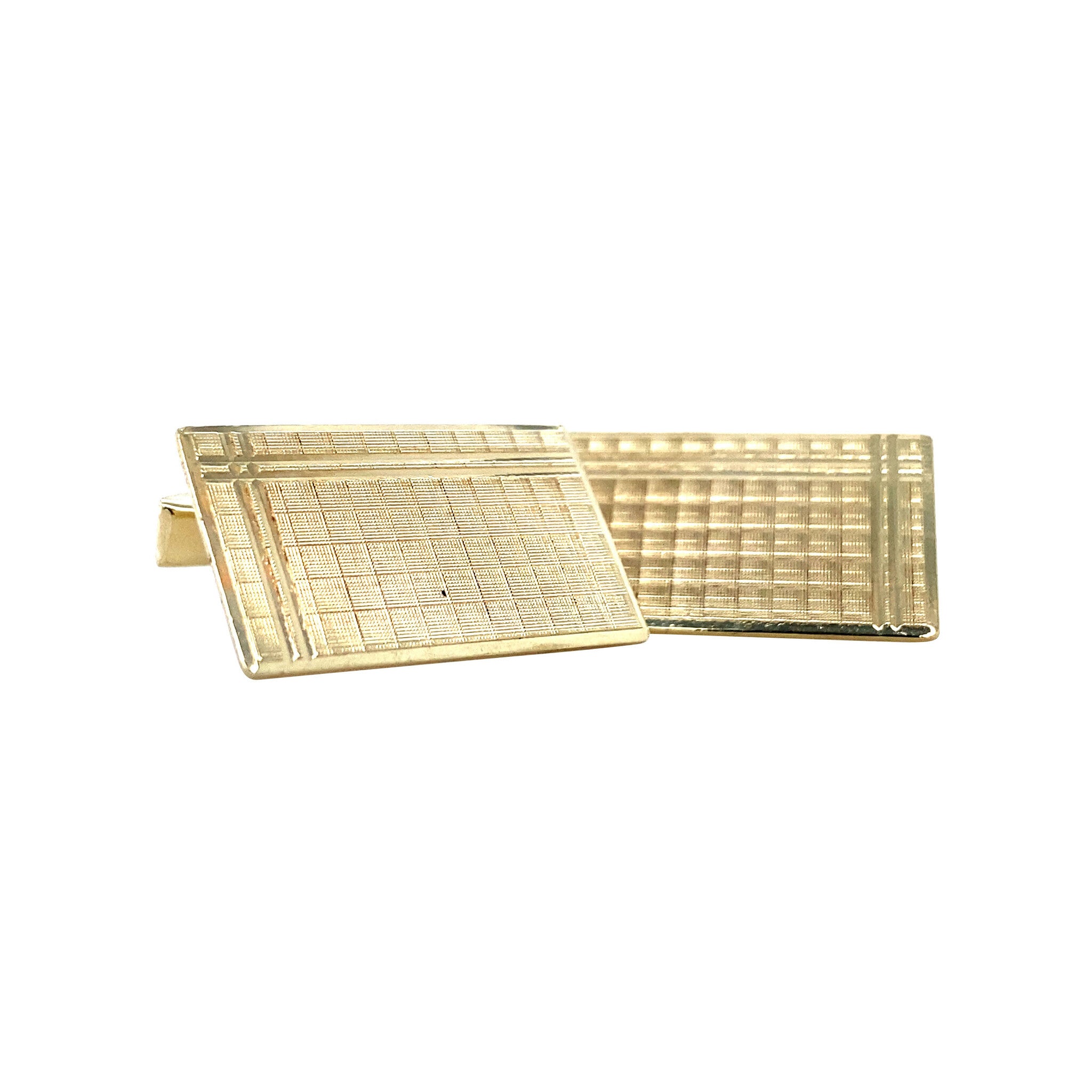 Gouden manchetknopen 14 krt