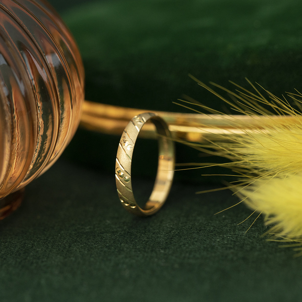 14 kt gold fantasy ring