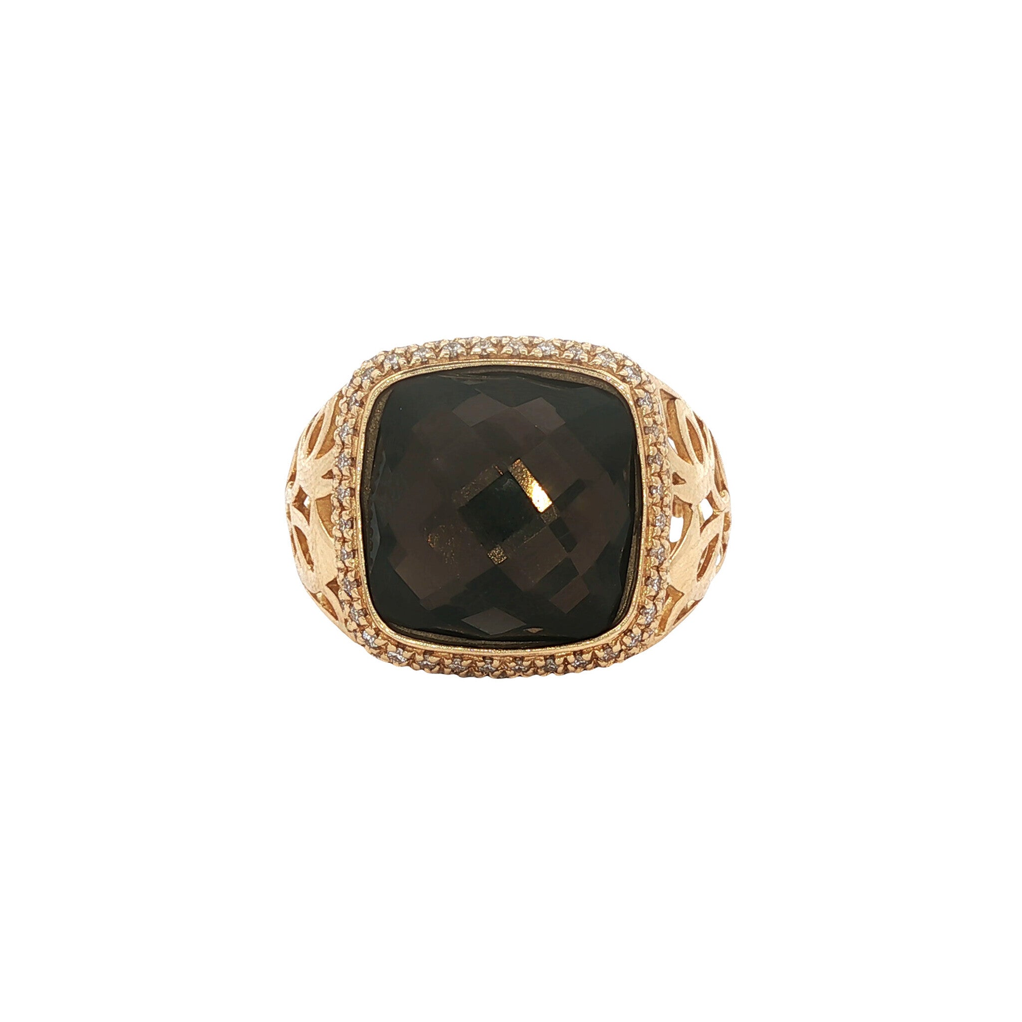 Choises by DL Classic medium ajour ring 18 kt