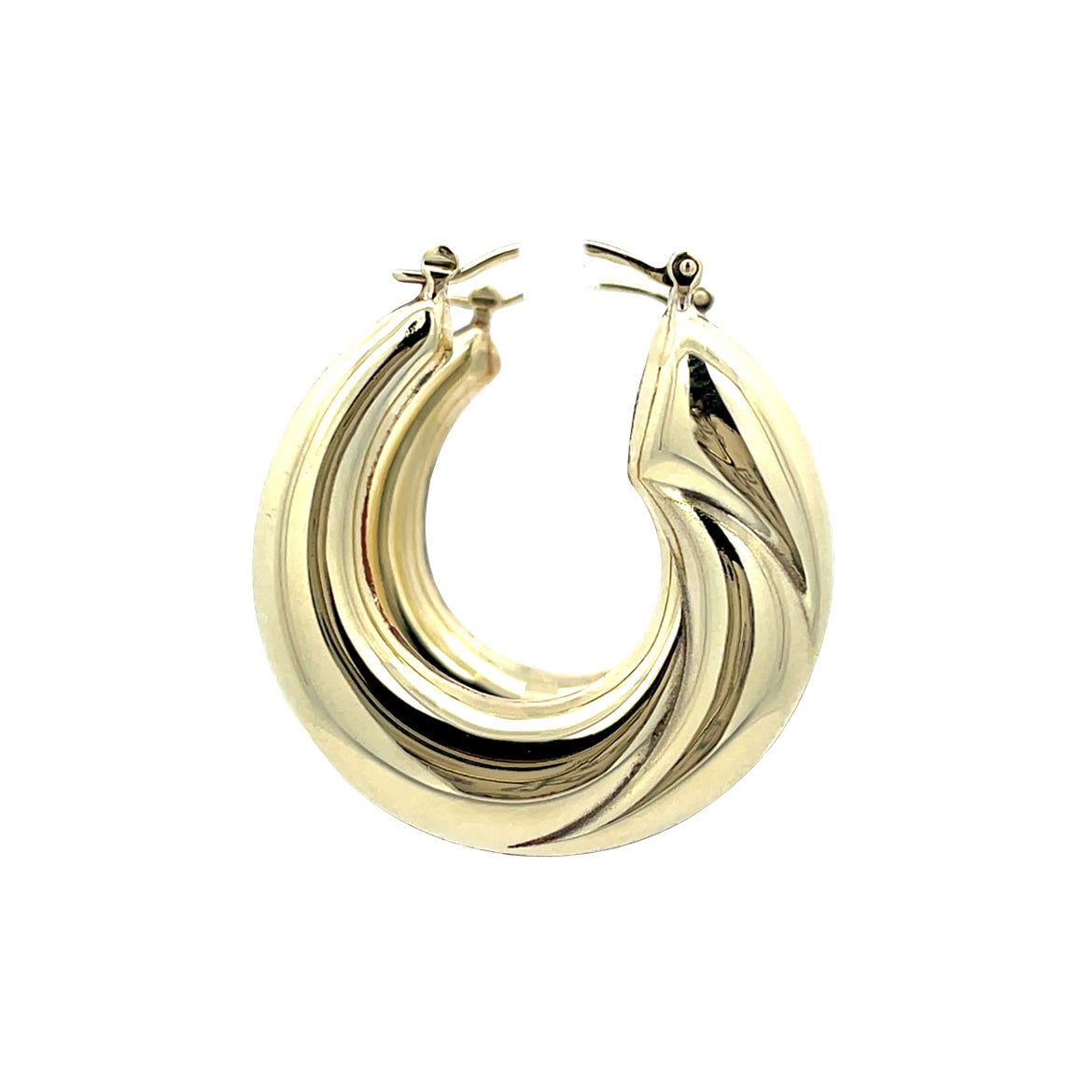 Gold vintage fantasy earrings 14 kt