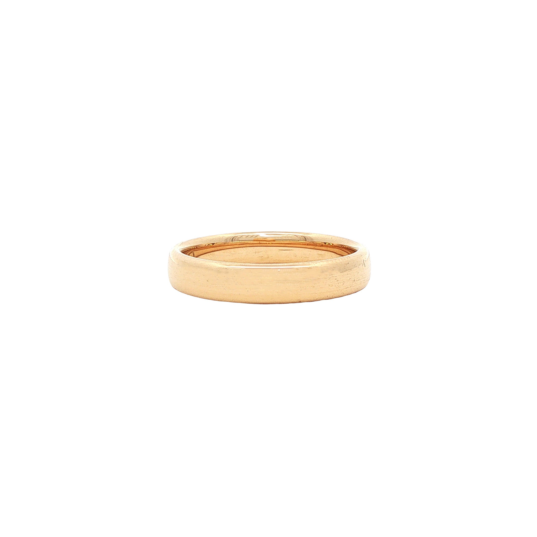 Vintage smooth 14 kt gold ring