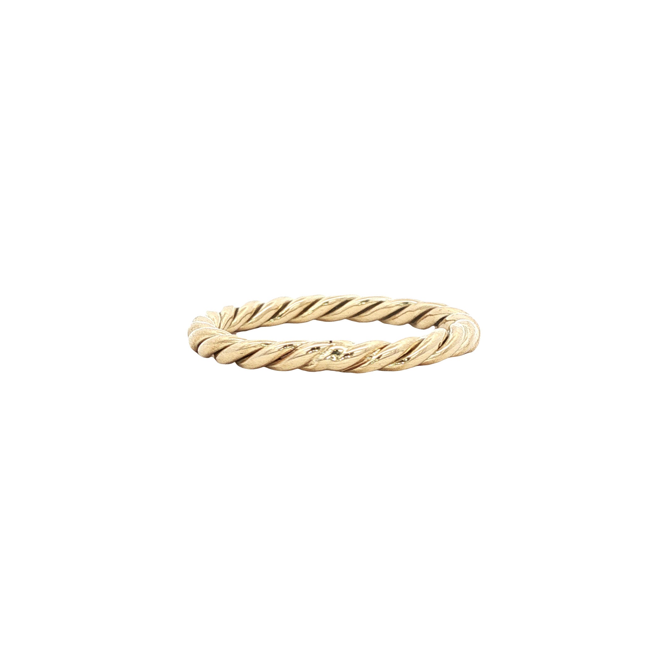 Vintage 14 kt gold twisted ring