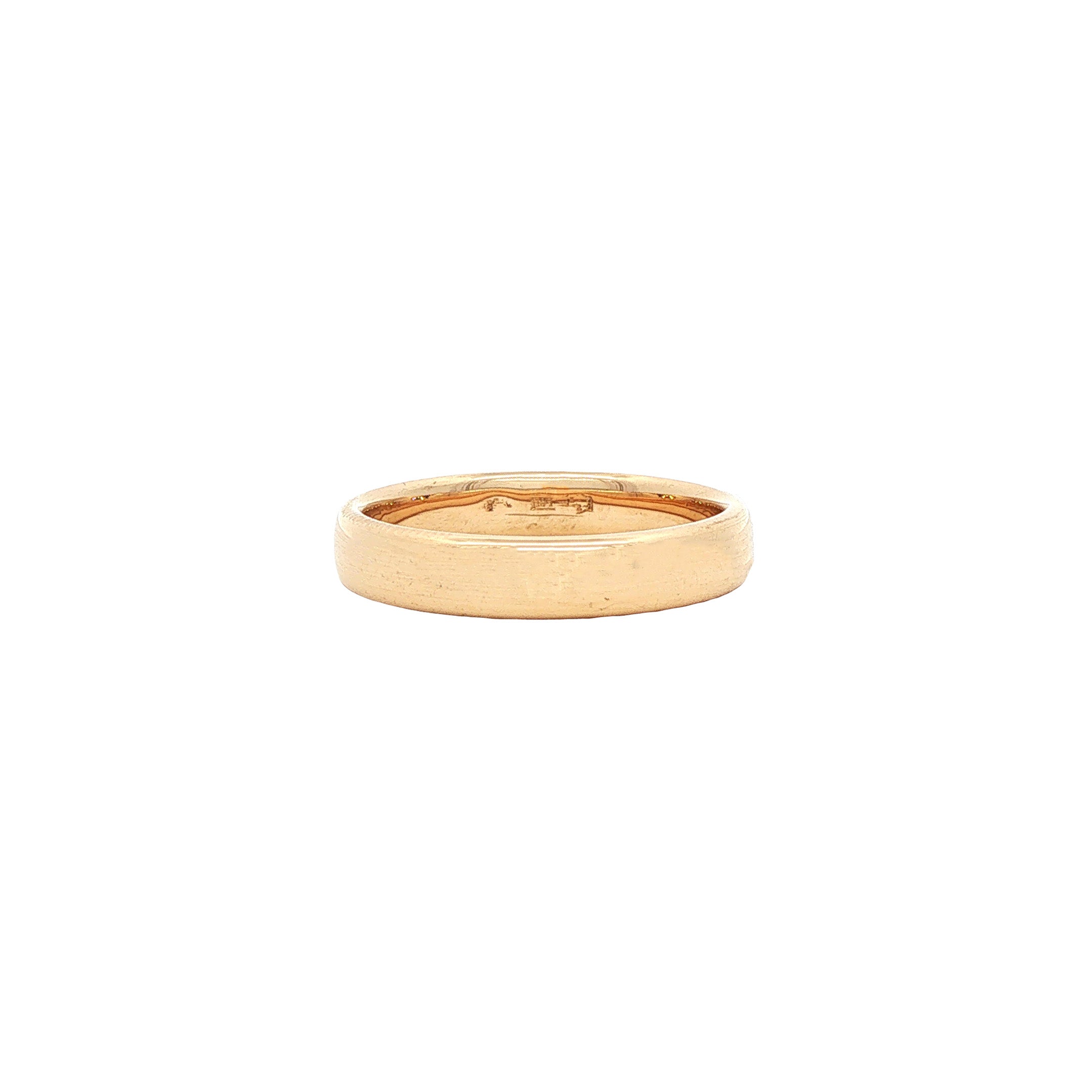 Vintage smooth 14 kt gold ring