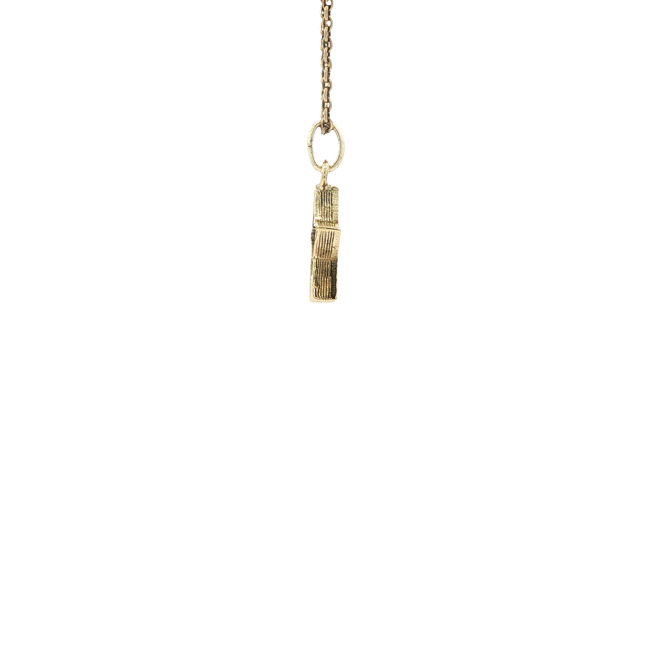 Gouden vintage ster hanger 14 kt