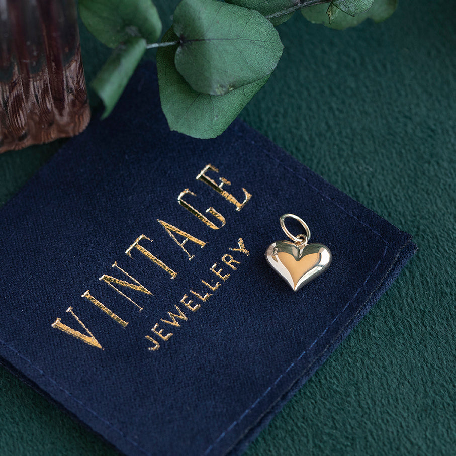 Gouden hart hanger 14 kt