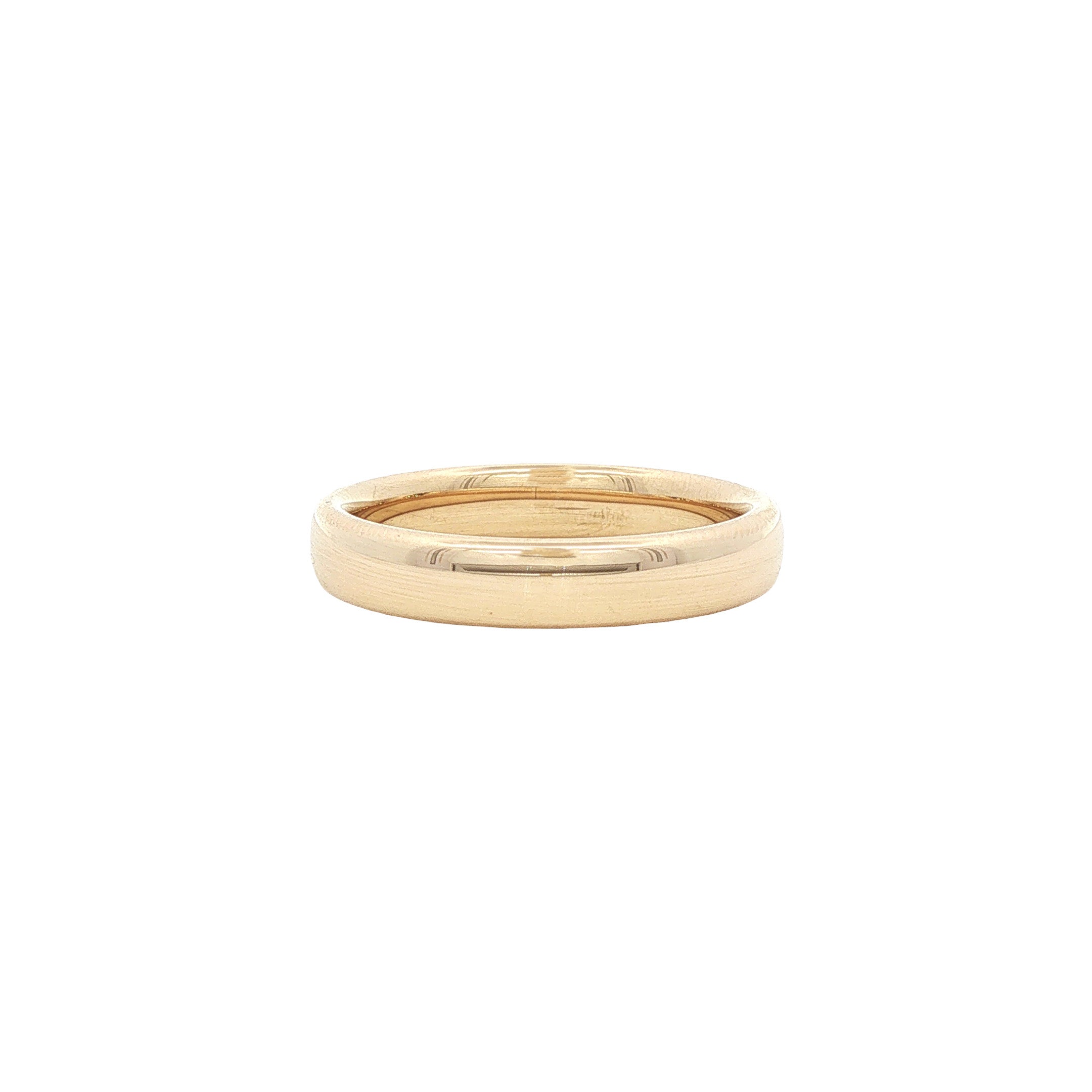 Vintage smooth gold ring 14 kt
