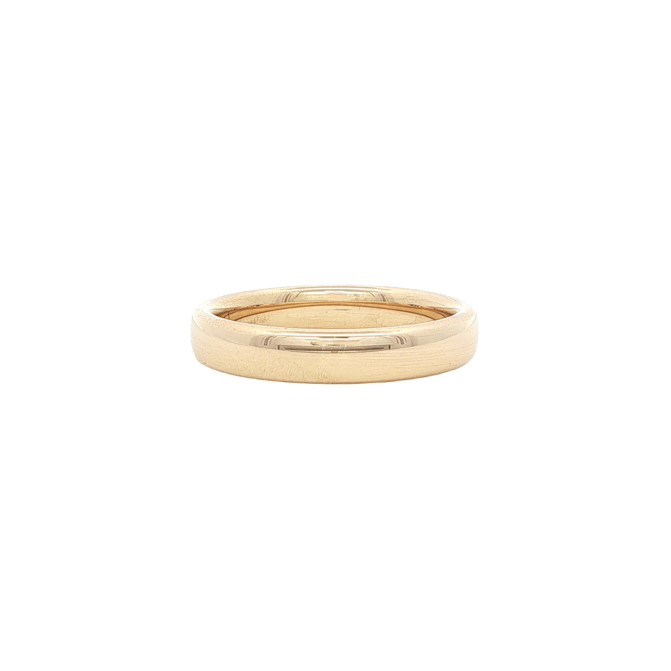 Vintage smooth gold ring 14 kt