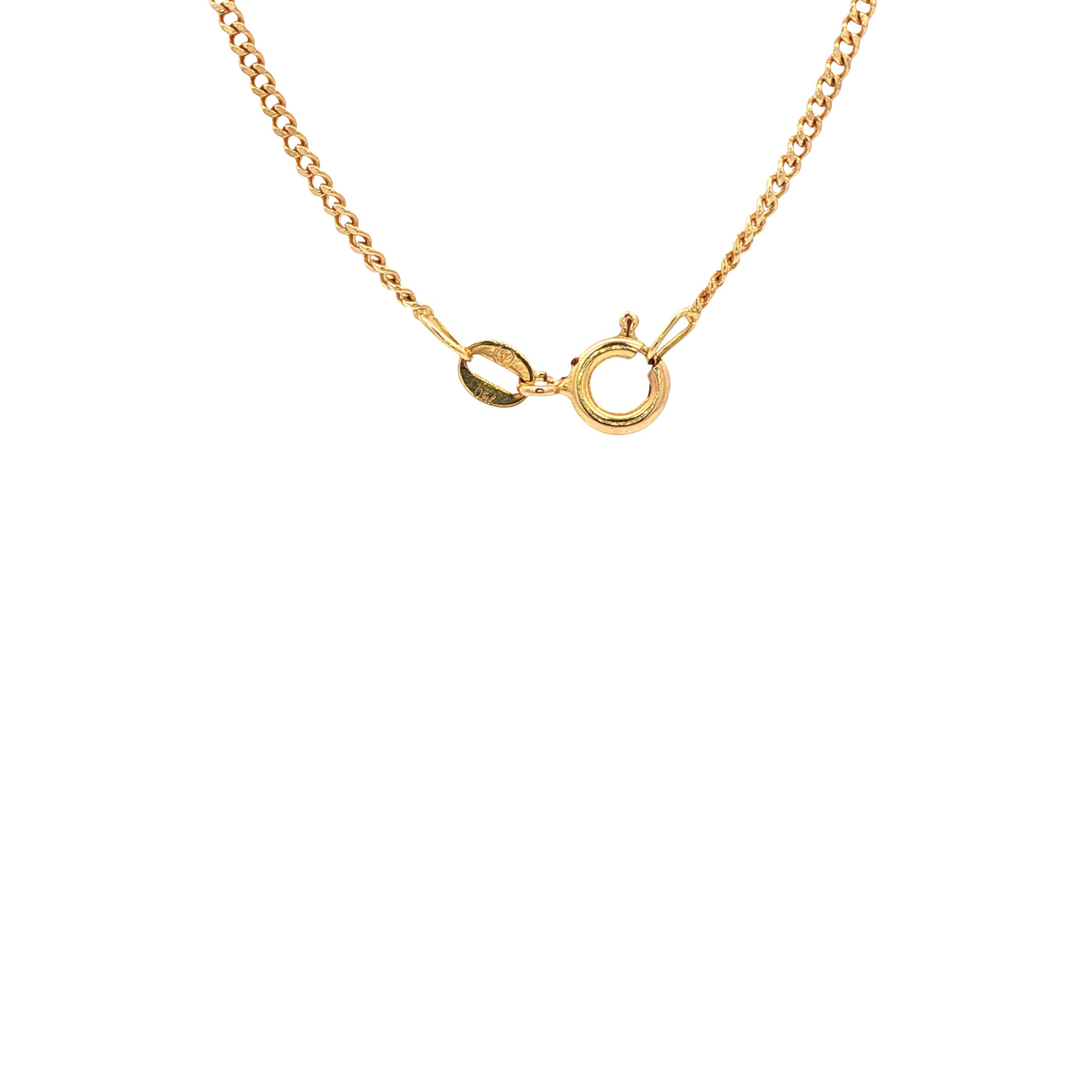 18 kt gold gourmet necklace