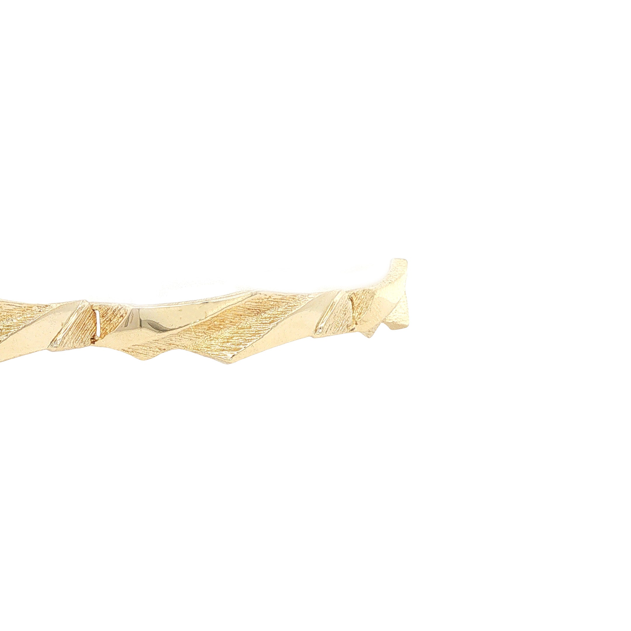 Gouden vintage fantasie armband 14 kt