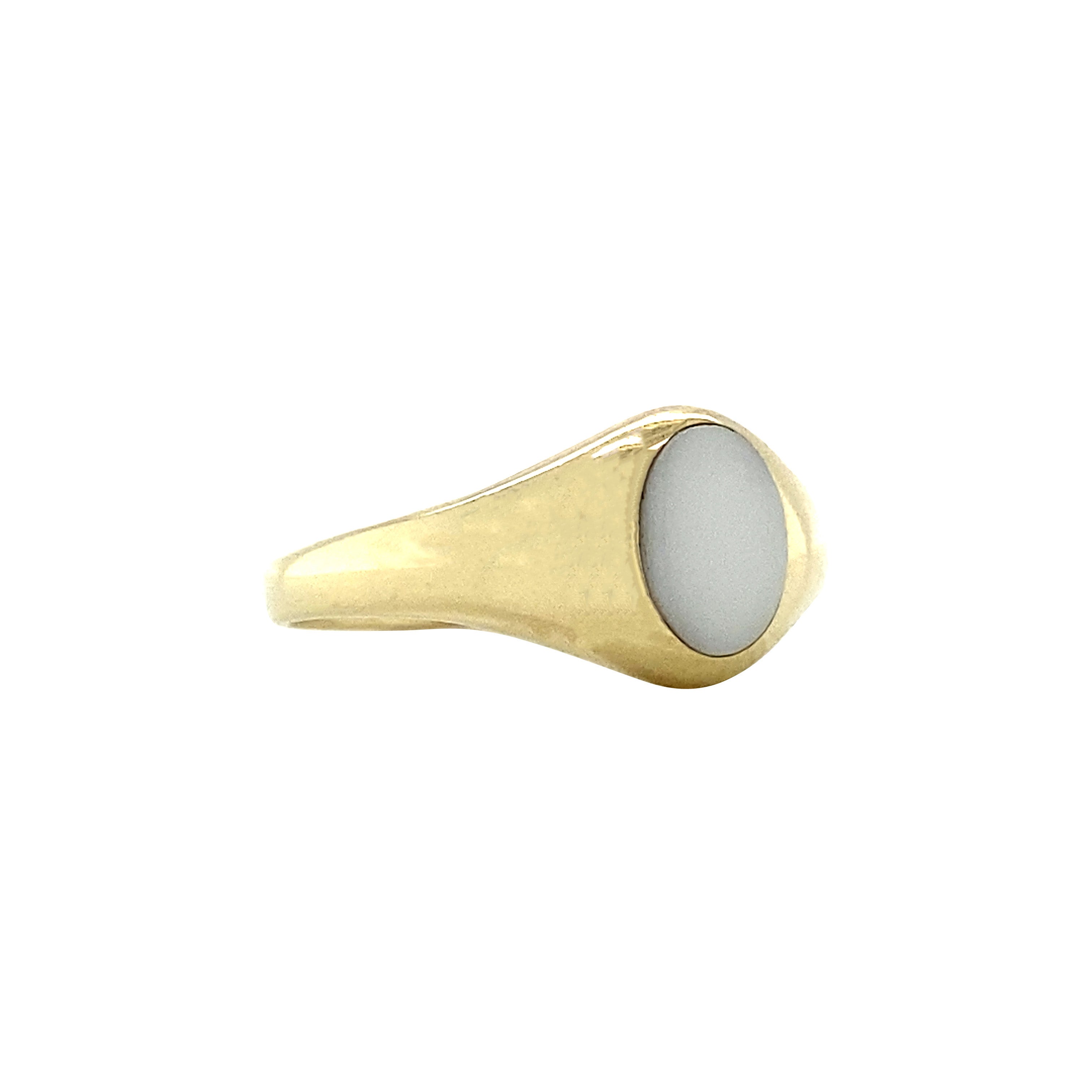 Twiggy ring xxs 14 kt - Cloudy Sky