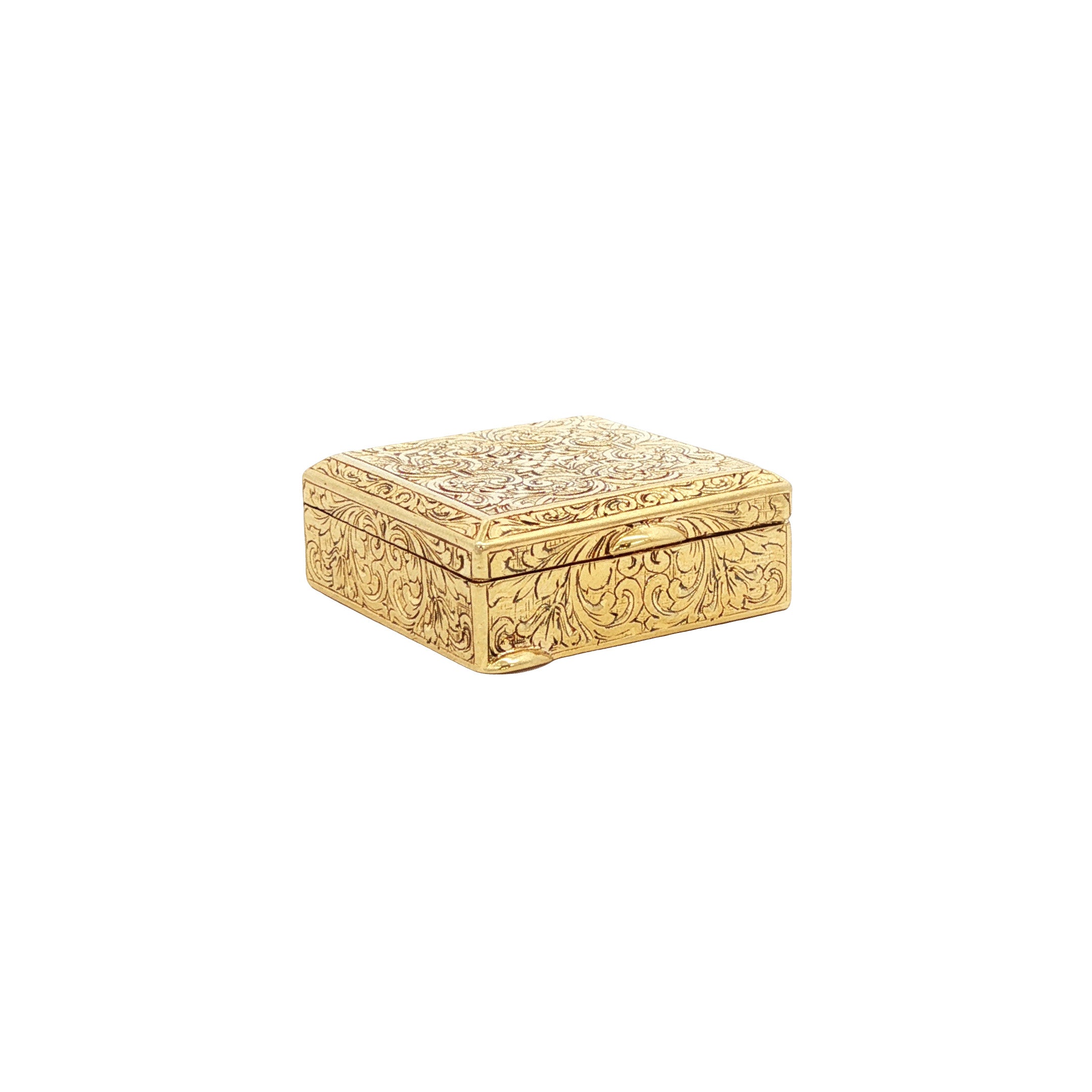Vintage 18 kt gold box