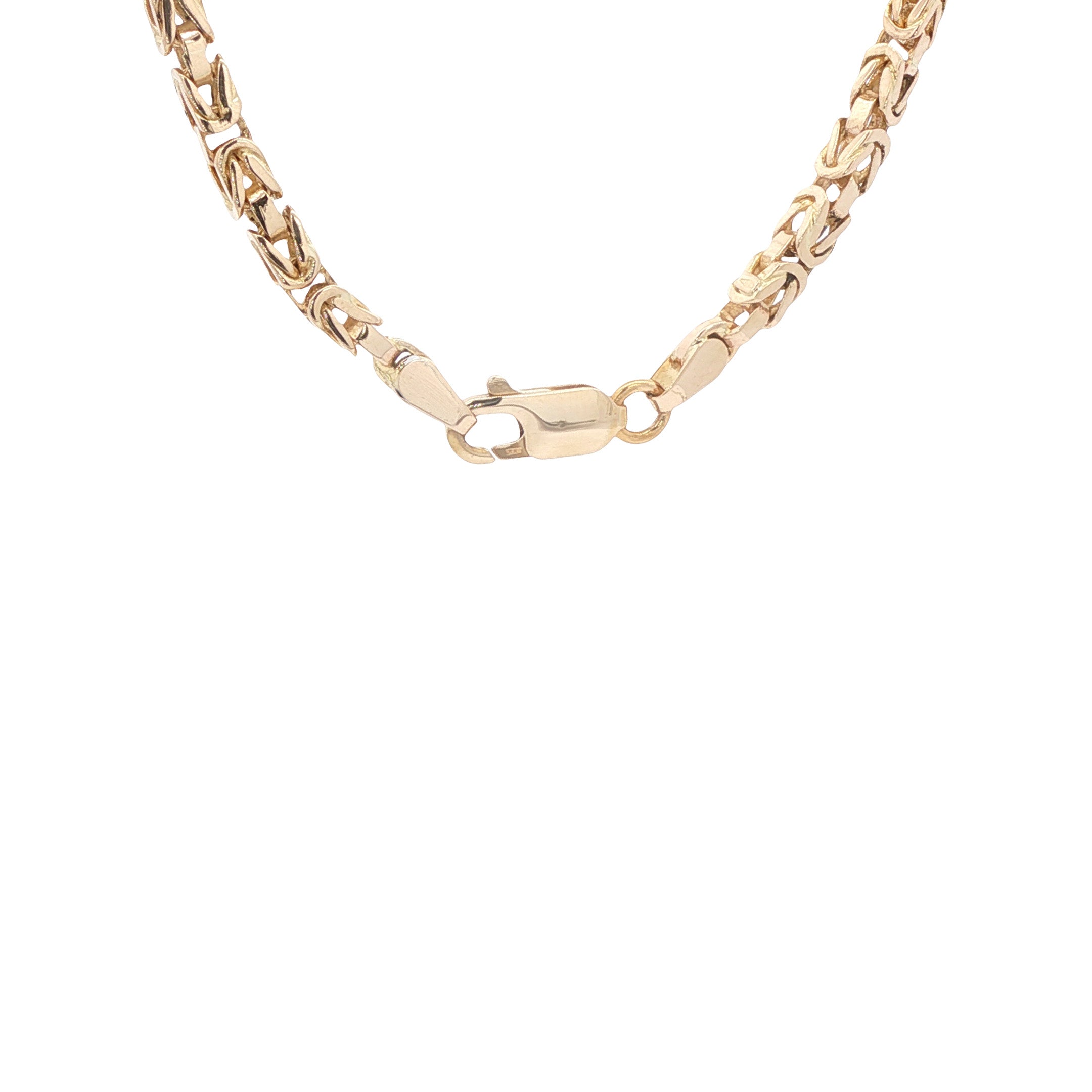 Gouden vintage koningscollier 14 kt