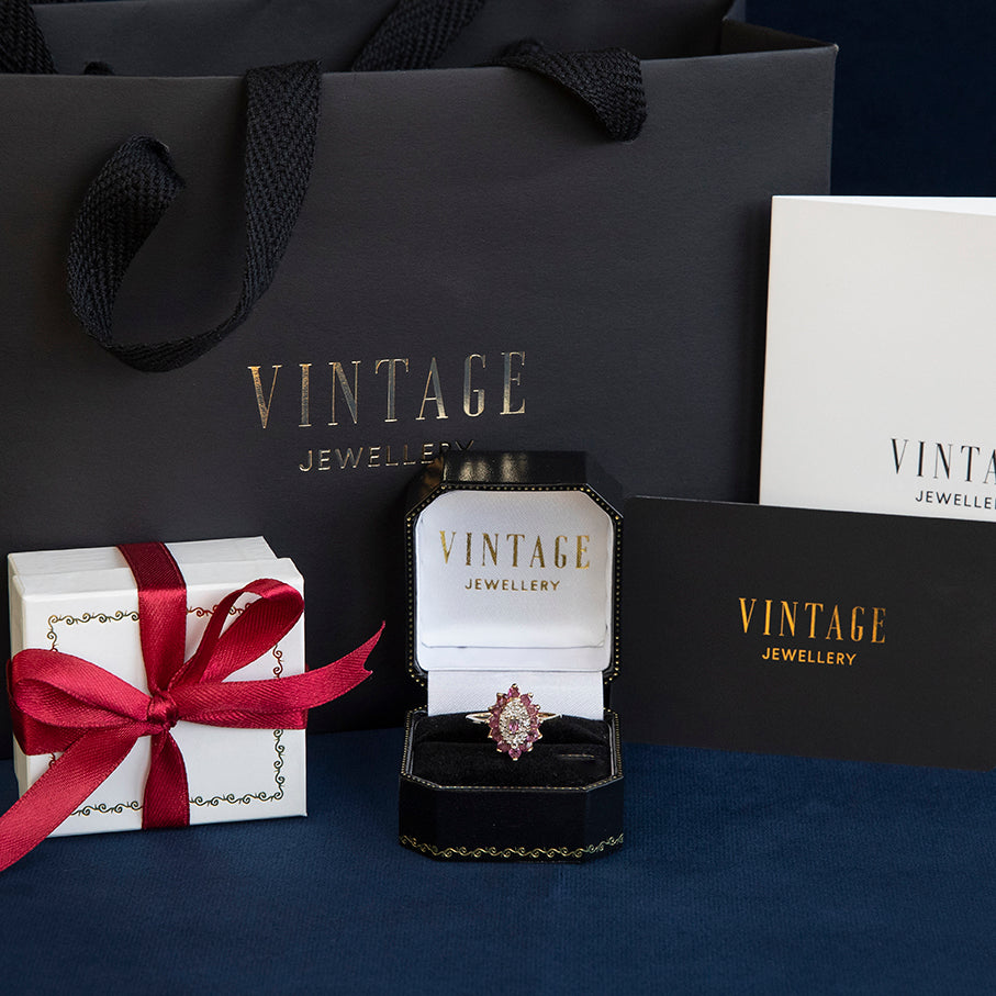 Gouden ring met amethist 14 kt