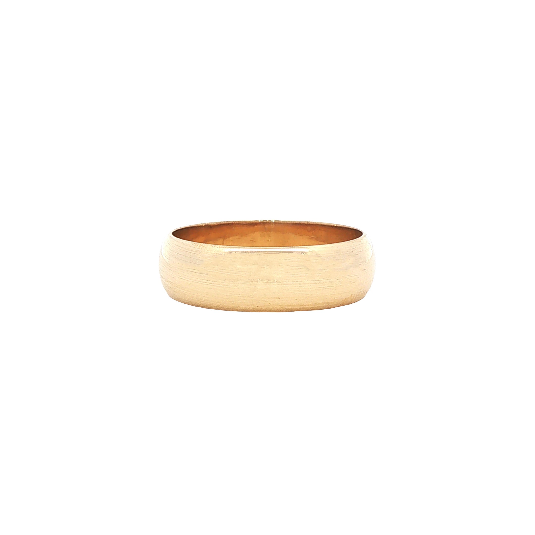 Vintage smooth 14 kt gold ring
