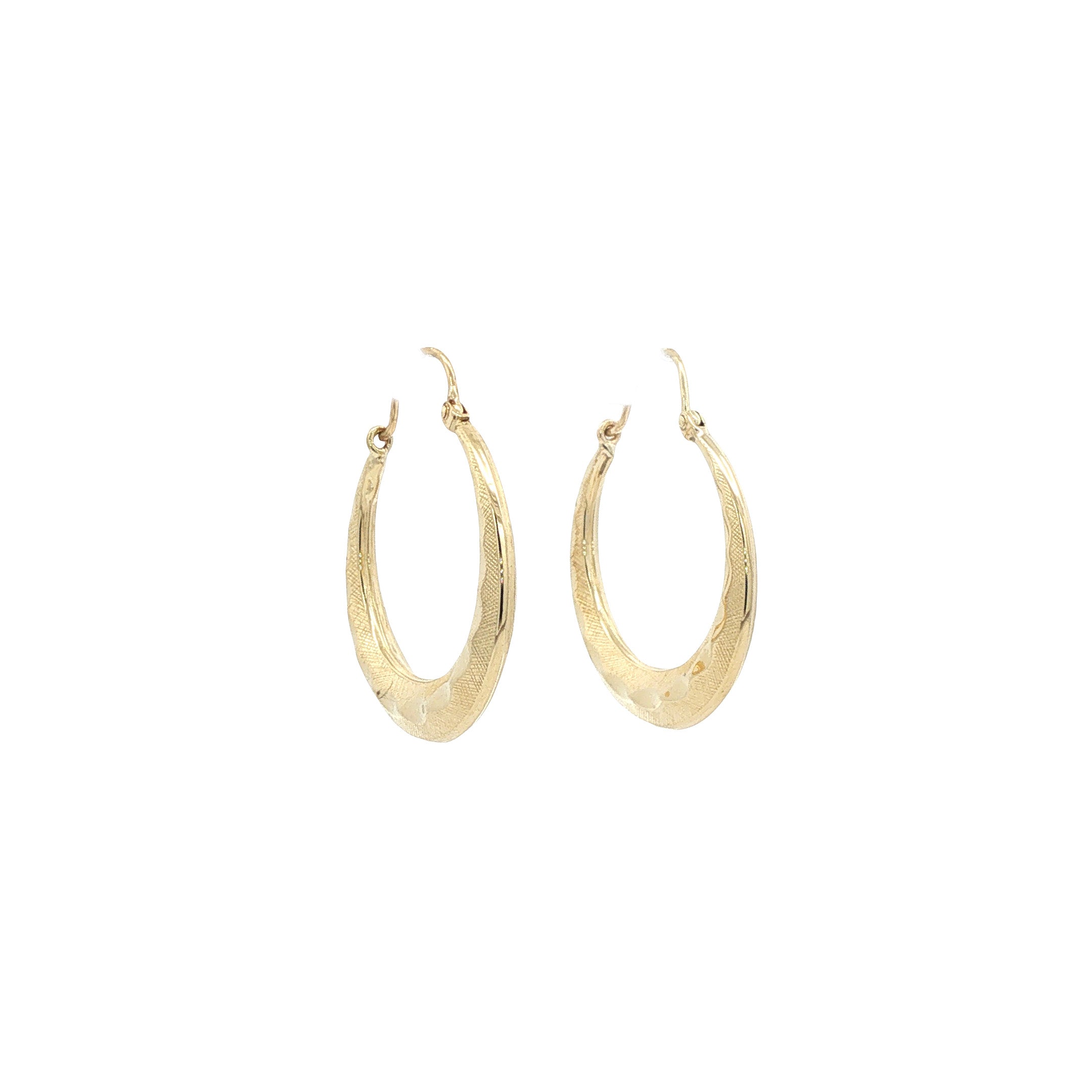 14 kt gold vintage fantasy earrings