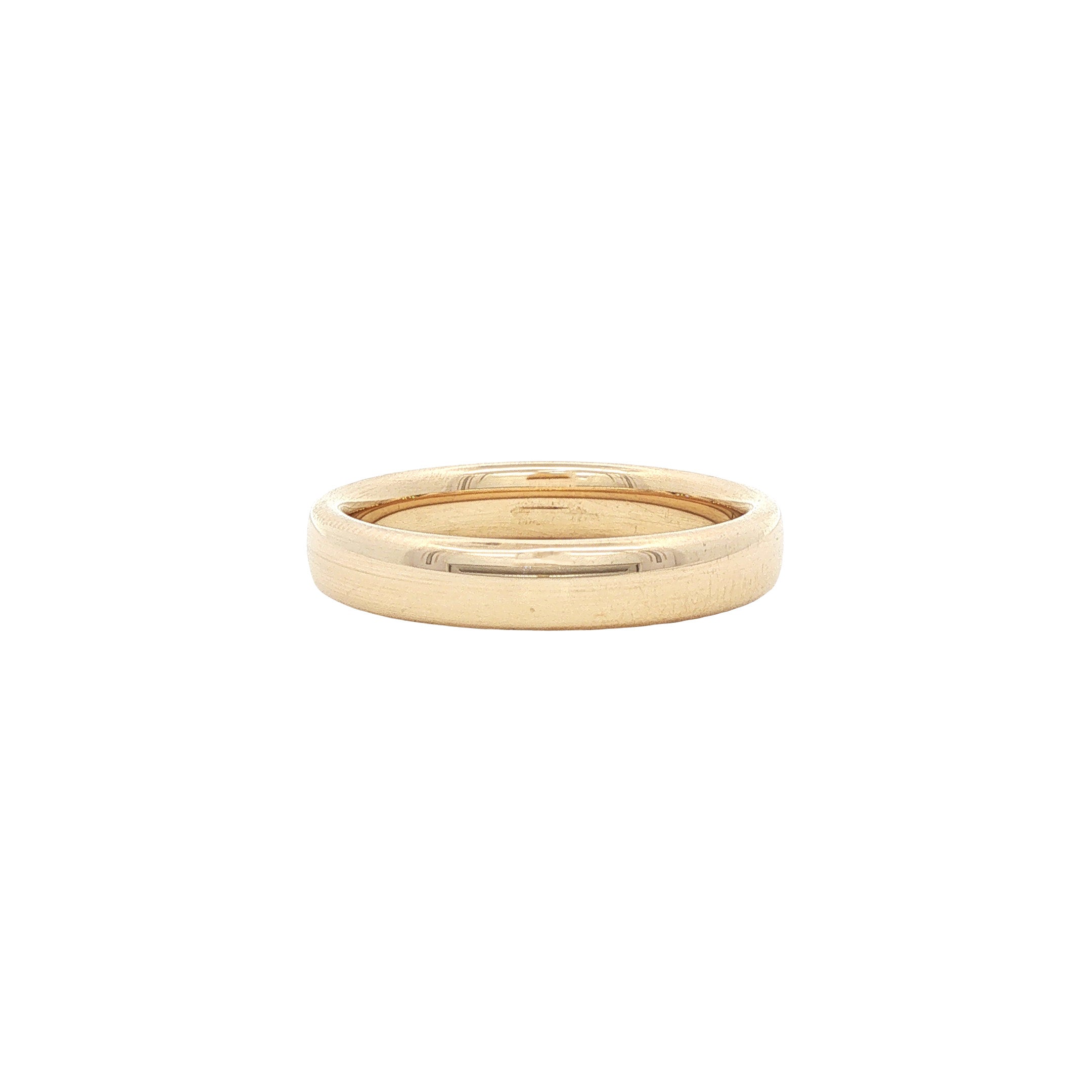 Vintage smooth gold ring 14 kt